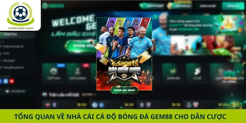 Tổng Quan Về Nhà Cái Cá Độ Bóng Đá Gem88 Cho Dân Cược