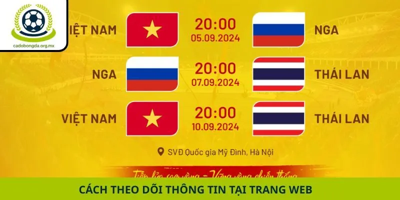 Cách theo dõi thông tin tại trang web
