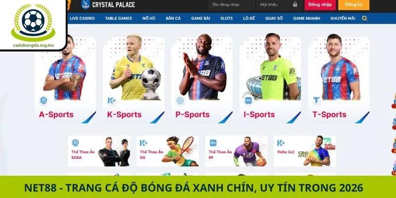 Net88 - Trang Cá Độ Bóng Đá Xanh Chín, Uy Tín Trong 2026