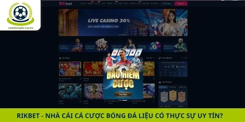 Rikbet - Nhà Cái Cá Cược Bóng Đá Liệu Có Thực Sự Uy Tín?