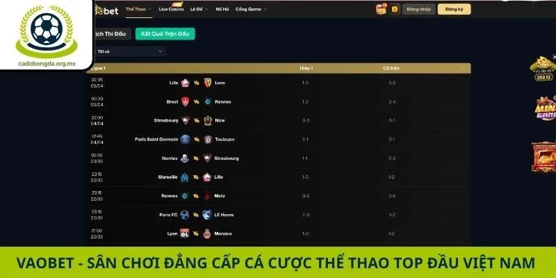 Vaobet - Sân Chơi Đẳng Cấp Cá Cược Thể Thao Top Đầu Việt Nam